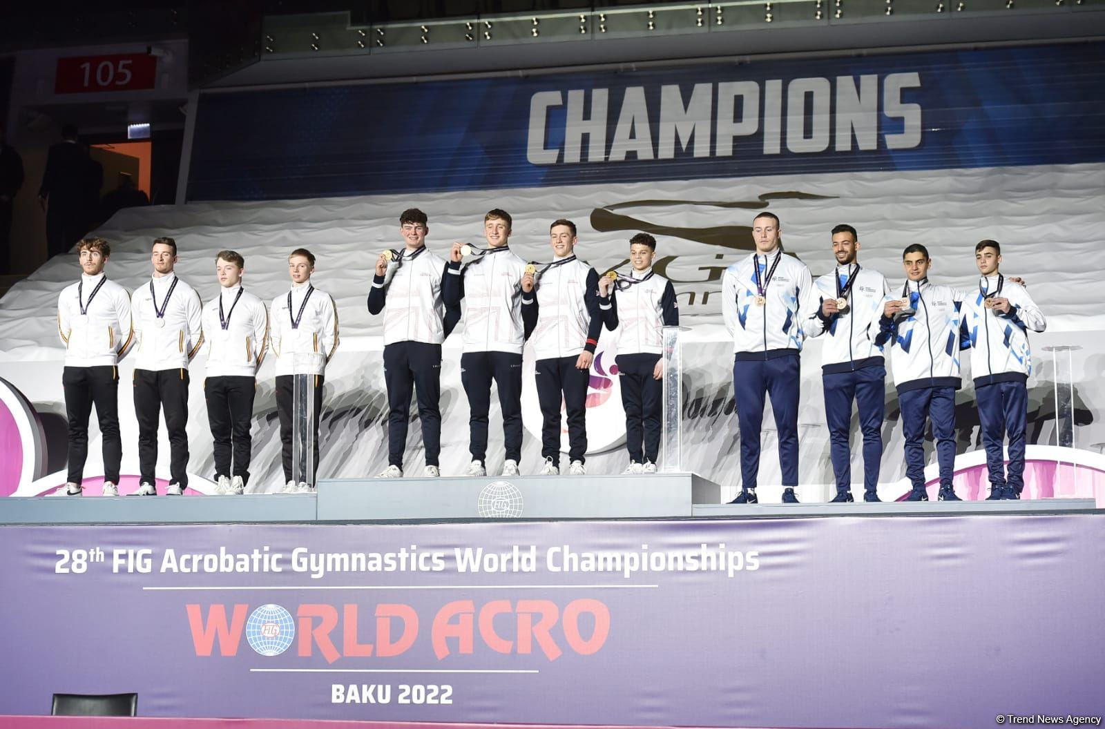 Bakıda Dünya Kuboku: qarışıq cütlər, qadın və kişi qrupları arasında mükafatlandırma mərasimi keçirilib (FOTO)