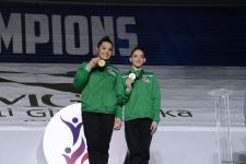 Akrobatika gimnastikası üzrə dünya çempionatında qaliblərin mükafatlandırılma mərasimi keçirilib (FOTO)