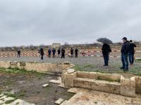 Xarici jurnalistlər Ağdam şəhərinə səfər edib (FOTO)