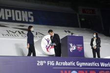 Bakıda akrobatika gimnastikası üzrə 28-ci dünya çempionatının bağlanış mərasimi keçirilib (FOTO)