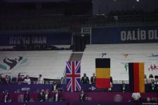 Akrobatika gimnastikası üzrə qarışıq cütlüklər, qadınlar və kişilər qrupları arasında mükafatlandırma mərasimi keçirilib (FOTO)