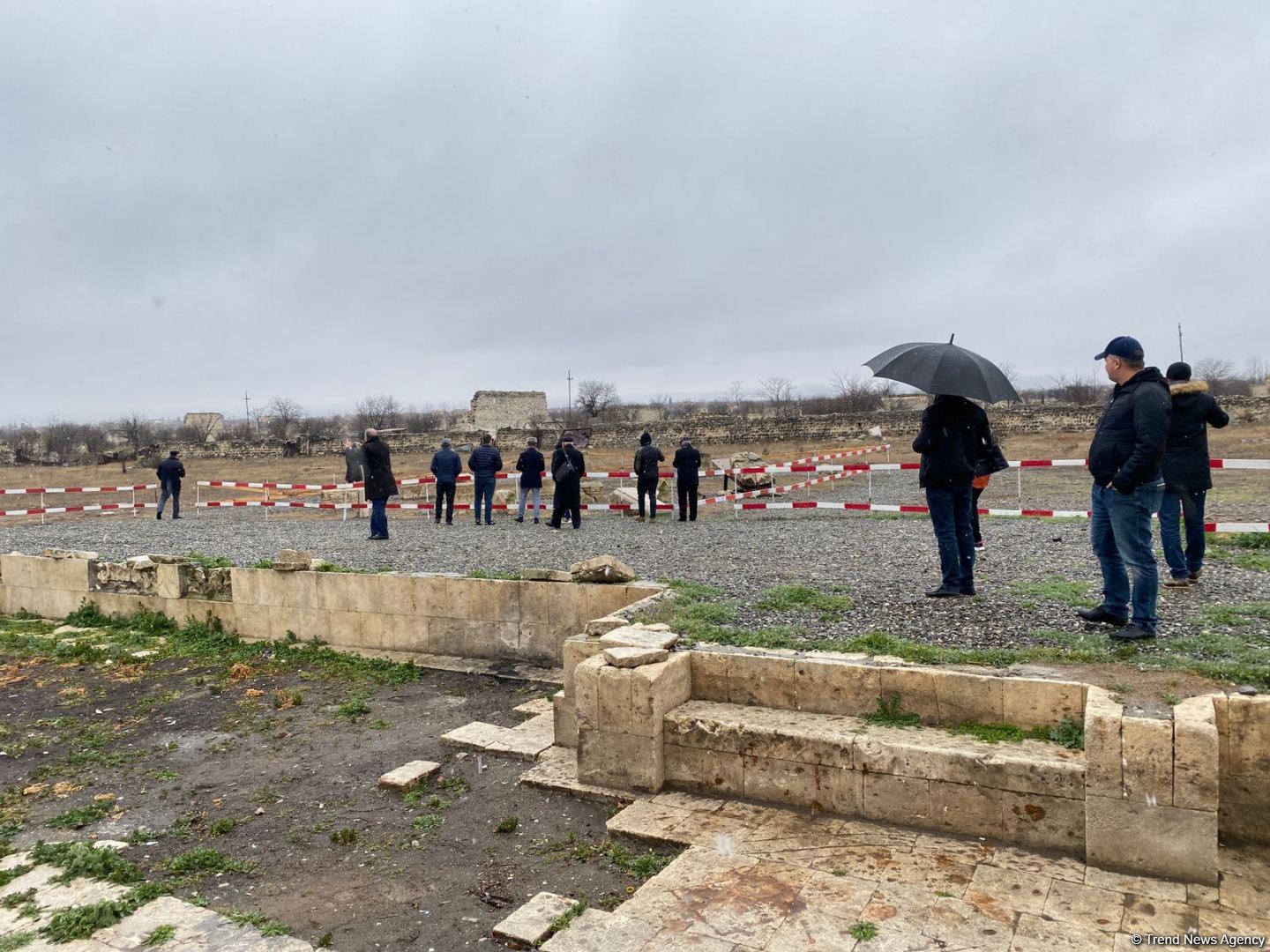 Xarici jurnalistlər Ağdam şəhərinə səfər edib (FOTO)