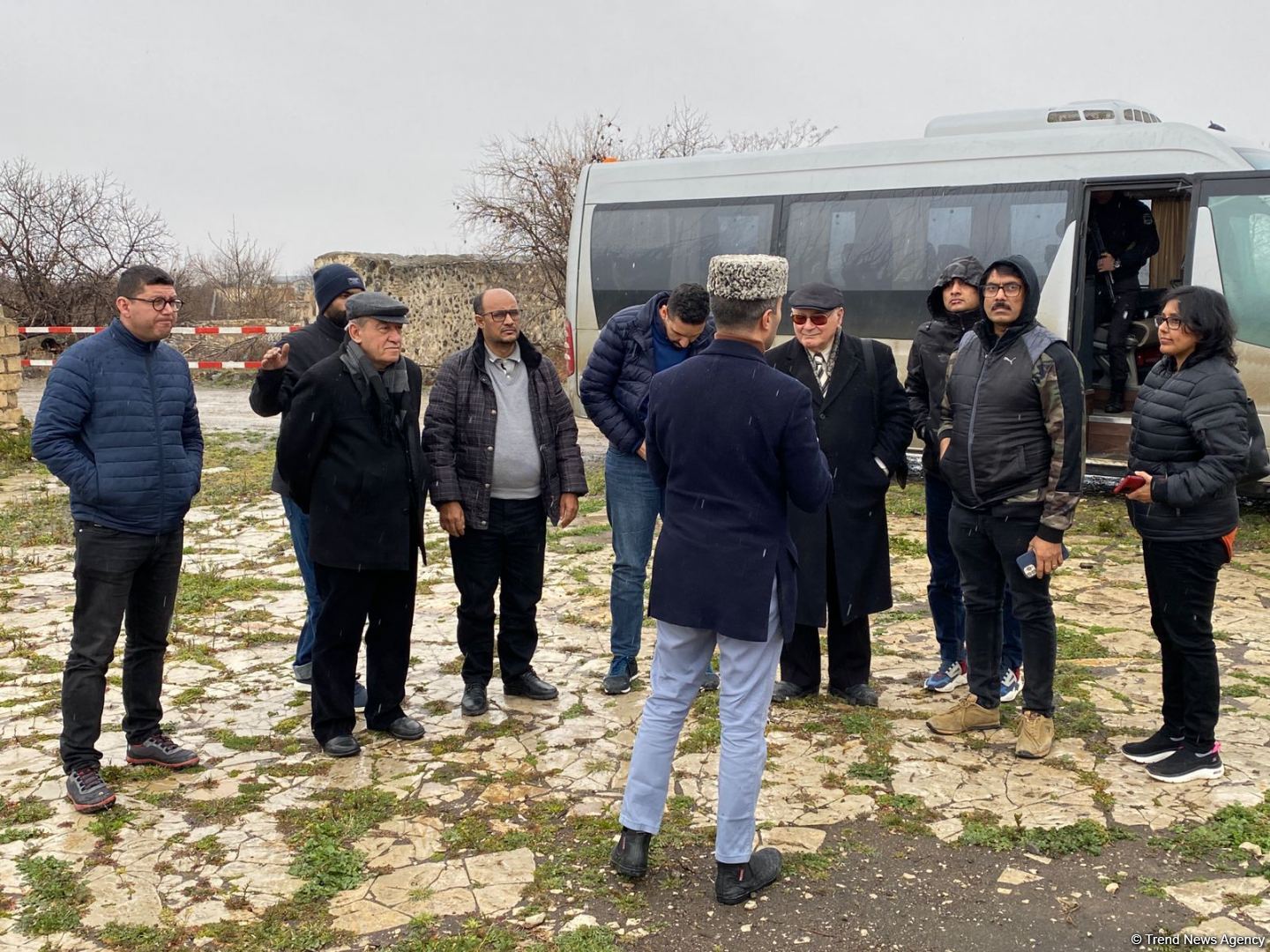 Xarici jurnalistlər Ağdam şəhərinə səfər edib (FOTO)