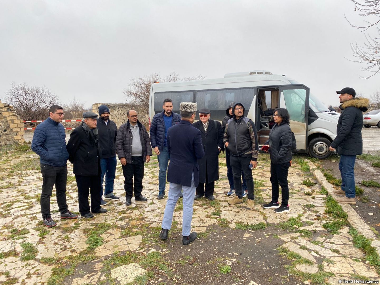 Xarici jurnalistlər Ağdam şəhərinə səfər edib (FOTO)