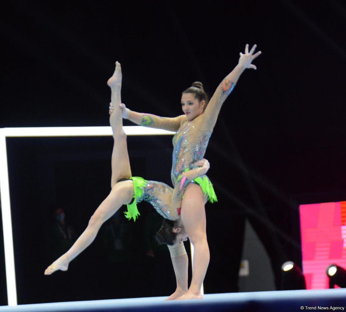 Bakıda akrobatika gimnastikası üzrə 28-ci dünya çempionatının final gününə start verilib (FOTO)
