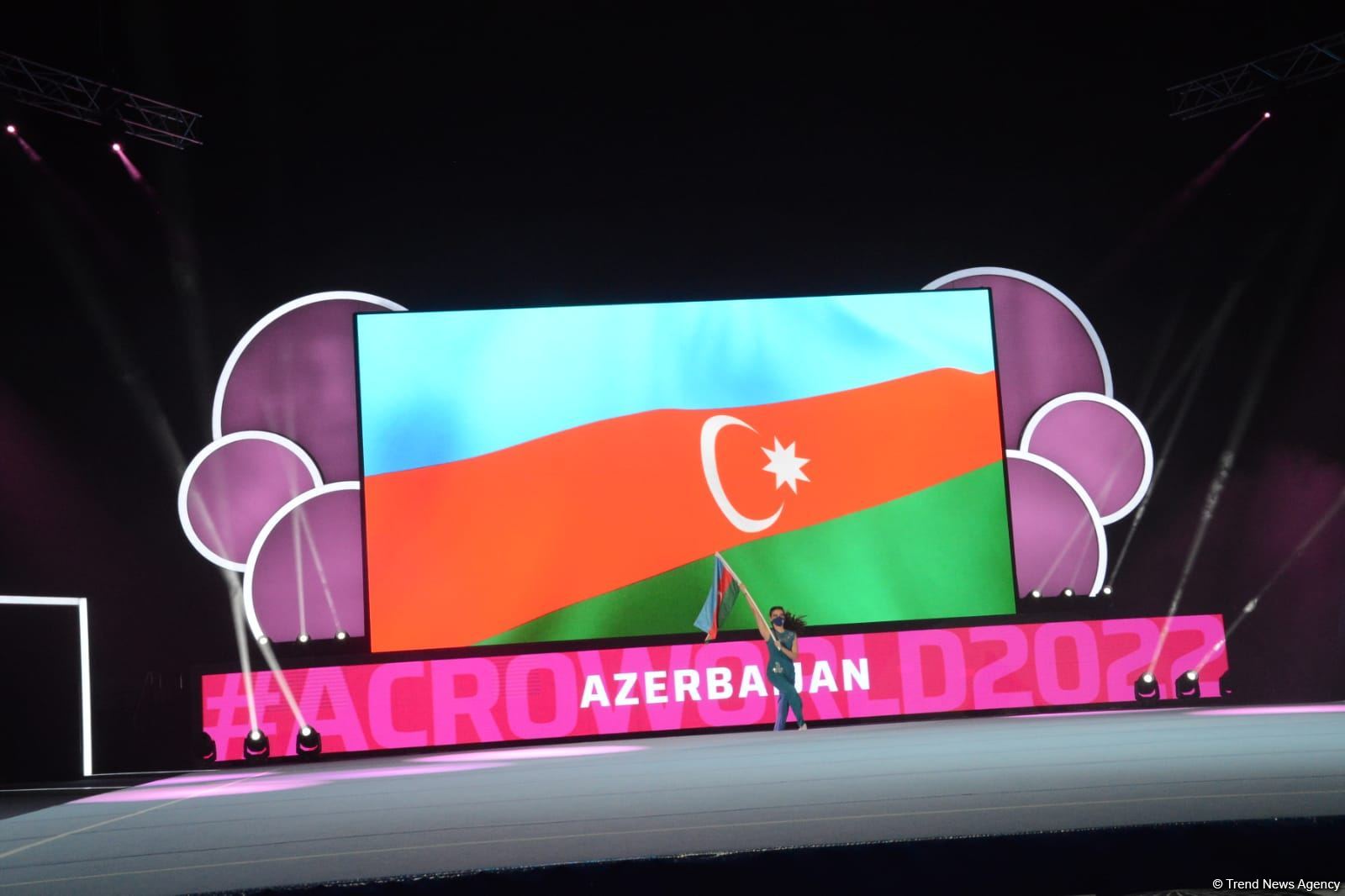 Bakıda akrobatika gimnastikası üzrə 28-ci dünya çempionatının bağlanış mərasimi keçirilib (FOTO)