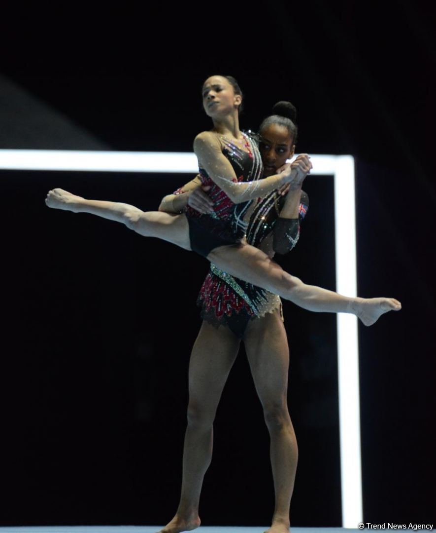 Bakıda akrobatika gimnastikası üzrə 28-ci dünya çempionatının final gününə start verilib (FOTO)