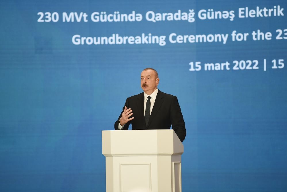 Prezident İlham Əliyev:  Azərbaycan elektrik enerjisinin böyük istehsalçısı və ixracatçısı olacaqdır