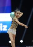 Bakıda bədii gimnastika üzrə Azərbaycan çempionatının birinci günü start götürüb (FOTO)