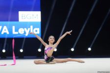 Bakıda bədii gimnastika üzrə Azərbaycan çempionatının birinci günü start götürüb (FOTO)