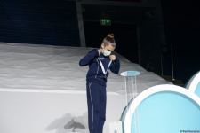 Bədii gimnastika üzrə 27-ci Azərbaycan çempionatında mükafatlandırma mərasimi keçirilib (FOTO)