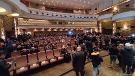 Rüstəm İbrahimbəyovla vida mərasimi keçirilib (FOTO/VİDEO)