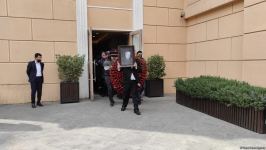 Rüstəm İbrahimbəyovla vida mərasimi keçirilib (FOTO/VİDEO)