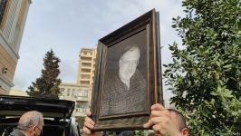 Rüstəm İbrahimbəyovla vida mərasimi keçirilib (FOTO/VİDEO)