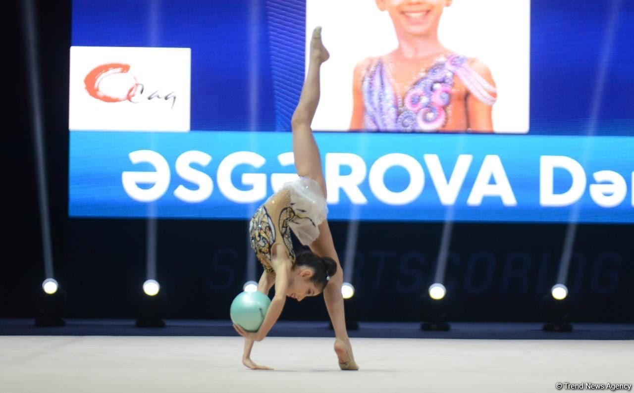 Bakıda bədii gimnastika üzrə Azərbaycan çempionatının birinci günü start götürüb (FOTO)