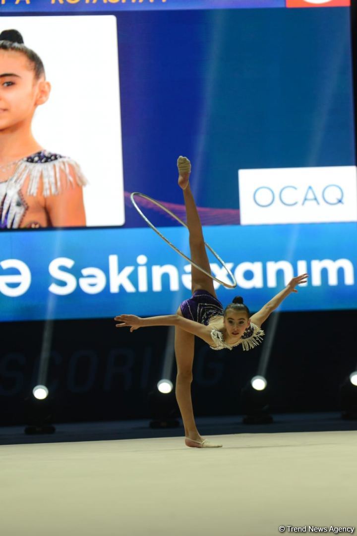 Bakıda bədii gimnastika üzrə Azərbaycan çempionatının birinci günü start götürüb (FOTO)