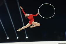 Milli Gimnastika Arenasında bədii gimnastika üzrə Azərbaycan çempionatı davam edir (FOTO)