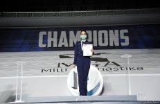Bədii gimnastika üzrə Azərbaycan çempionatının qalibləri mükafatlandırılıb (FOTO)