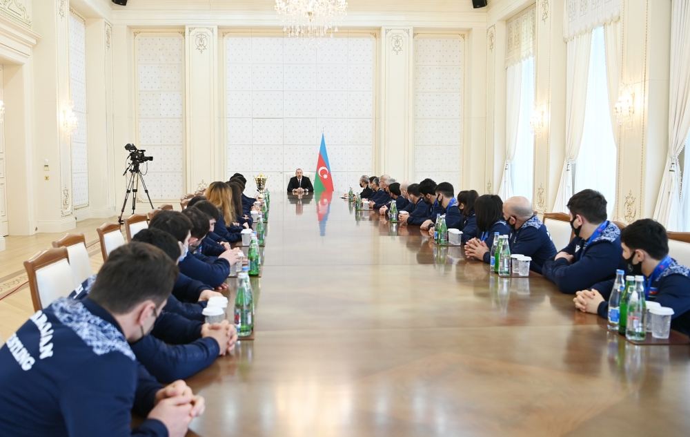 Prezident İlham Əliyev: Bir çox yerlərdə istedadlı uşaqlar var, sadəcə olaraq onları düzgün seçmək və idmana cəlb etmək lazımdır