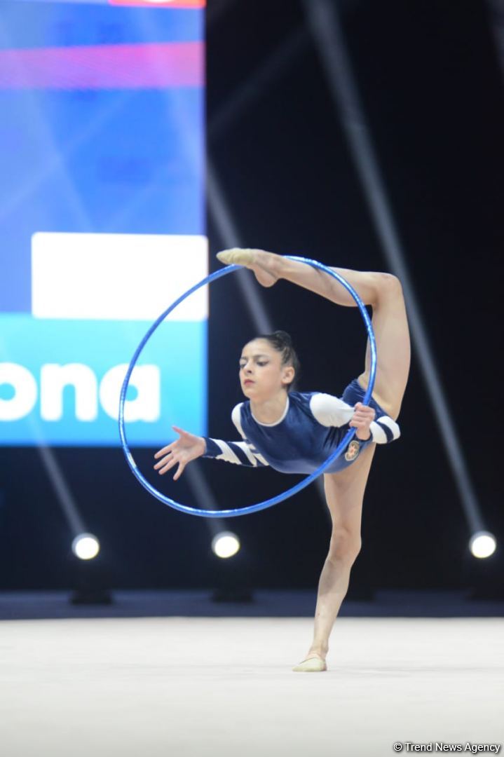 Milli Gimnastika Arenasında bədii gimnastika üzrə Azərbaycan çempionatı davam edir (FOTO)