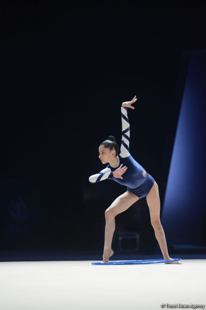 Milli Gimnastika Arenasında bədii gimnastika üzrə Azərbaycan çempionatı davam edir (FOTO)