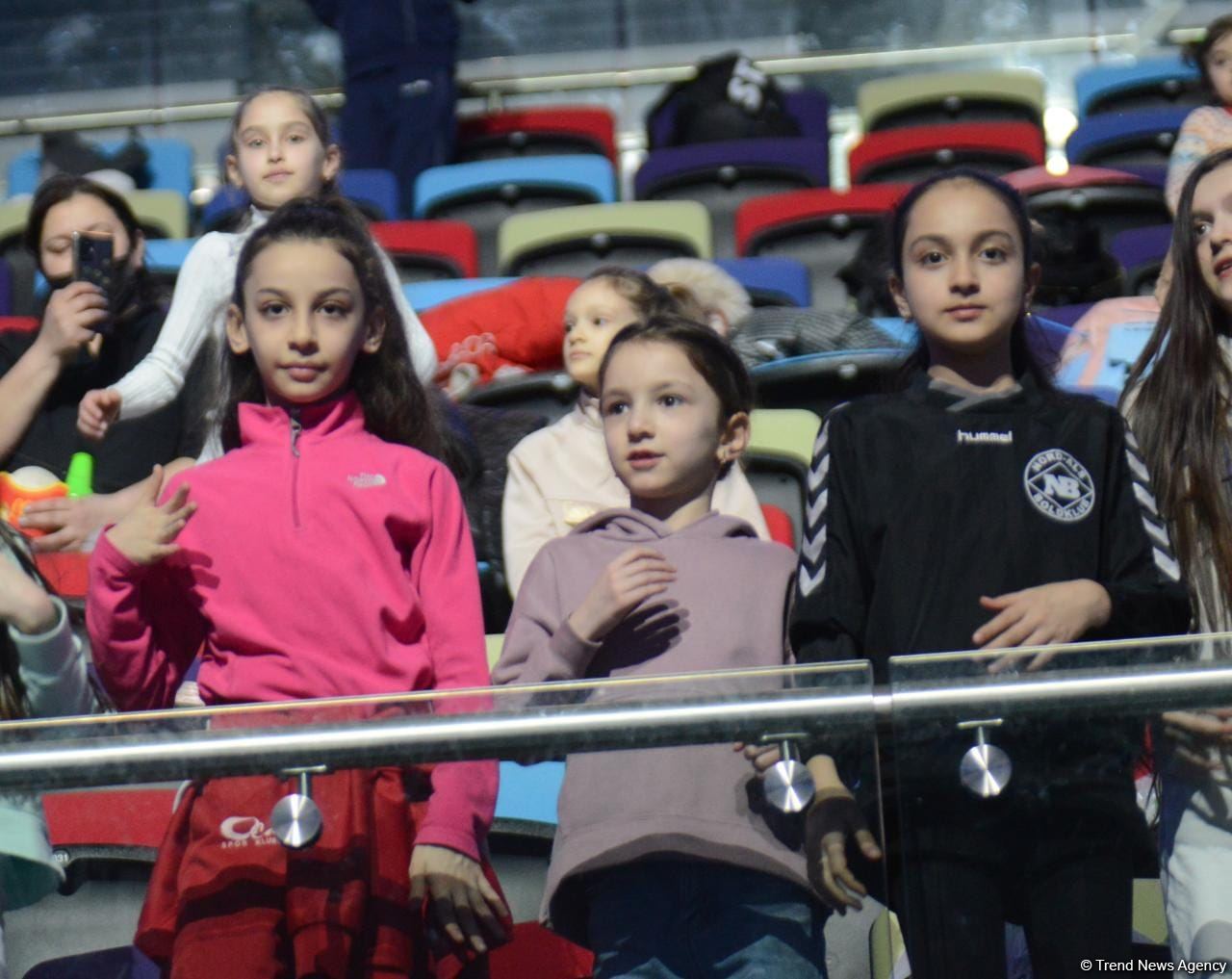 Milli Gimnastika Arenasında bədii gimnastika üzrə Azərbaycan çempionatı davam edir (FOTO)