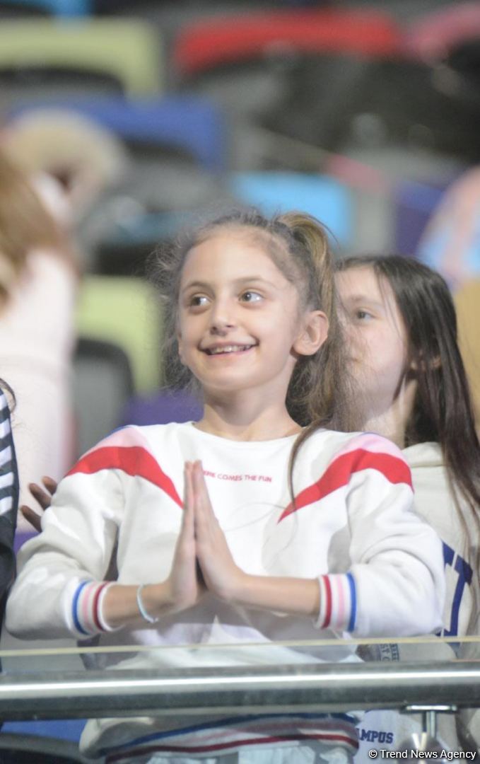 Milli Gimnastika Arenasında bədii gimnastika üzrə Azərbaycan çempionatı davam edir (FOTO)