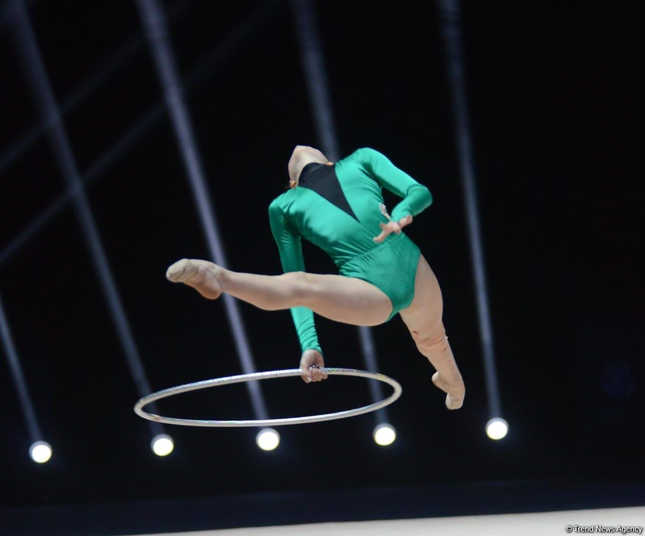 Milli Gimnastika Arenasında bədii gimnastika üzrə Azərbaycan çempionatı davam edir (FOTO)