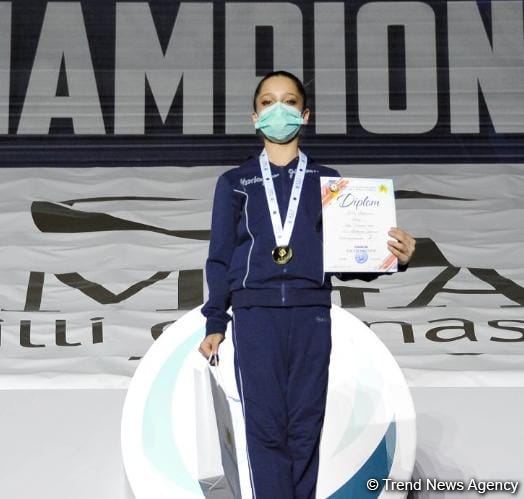 Bədii gimnastika üzrə Azərbaycan çempionatının qalibləri mükafatlandırılıb (FOTO)