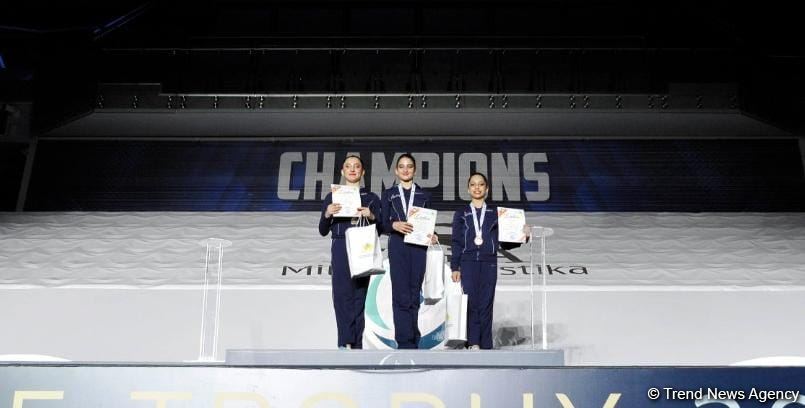 Bədii gimnastika üzrə Azərbaycan çempionatının qalibləri mükafatlandırılıb (FOTO)