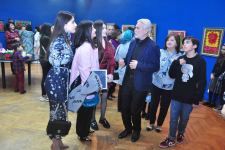 Gənc rəssamların “Rənglərin nəfəsi” sərgisinin açılışı olub (FOTO)
