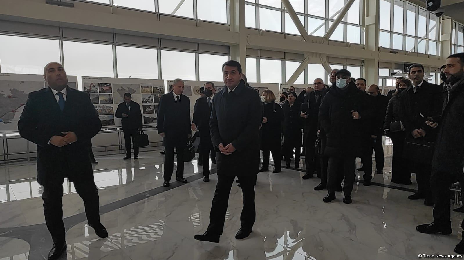 Şuşada toplantıda iştirak edəcək BMT nümayəndələri Füzuliyə çatıblar (FOTO/VİDEO)
