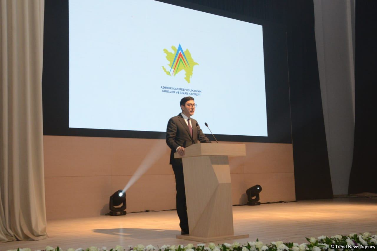 Gənclər və İdman Nazirliyinin yeni loqosu təqdim olunub (FOTO)
