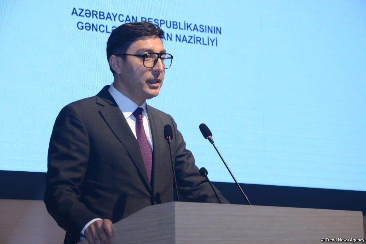 Gənclər və İdman Nazirliyinin yeni loqosu təqdim olunub (FOTO)