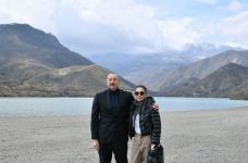 Prezident İlham Əliyev Suqovuşanda turizm kompleksinin təməlini qoyub (FOTO/VİDEO)