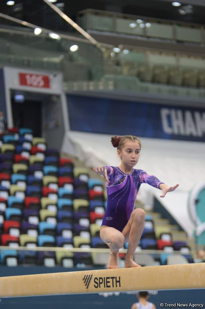 İdman gimnastikası üzrə Azərbaycan Birinciliyi və Bakı Çempionatında final gününə start verilib (FOTO)