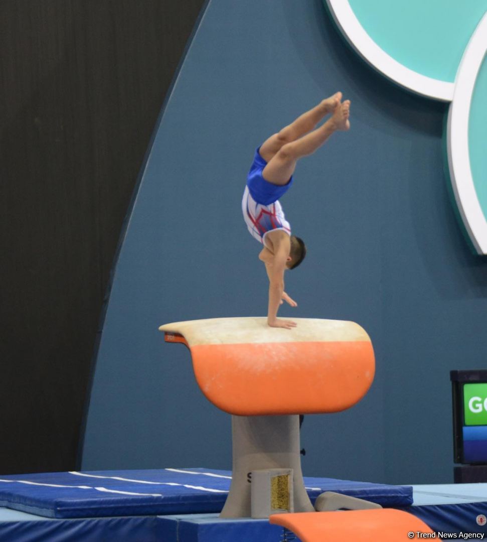 İdman gimnastikası üzrə Azərbaycan Birinciliyi və Bakı Çempionatında final gününə start verilib (FOTO)
