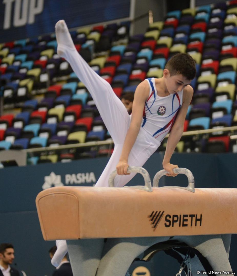 İdman gimnastikası üzrə Azərbaycan Birinciliyi və Bakı Çempionatında final gününə start verilib (FOTO)