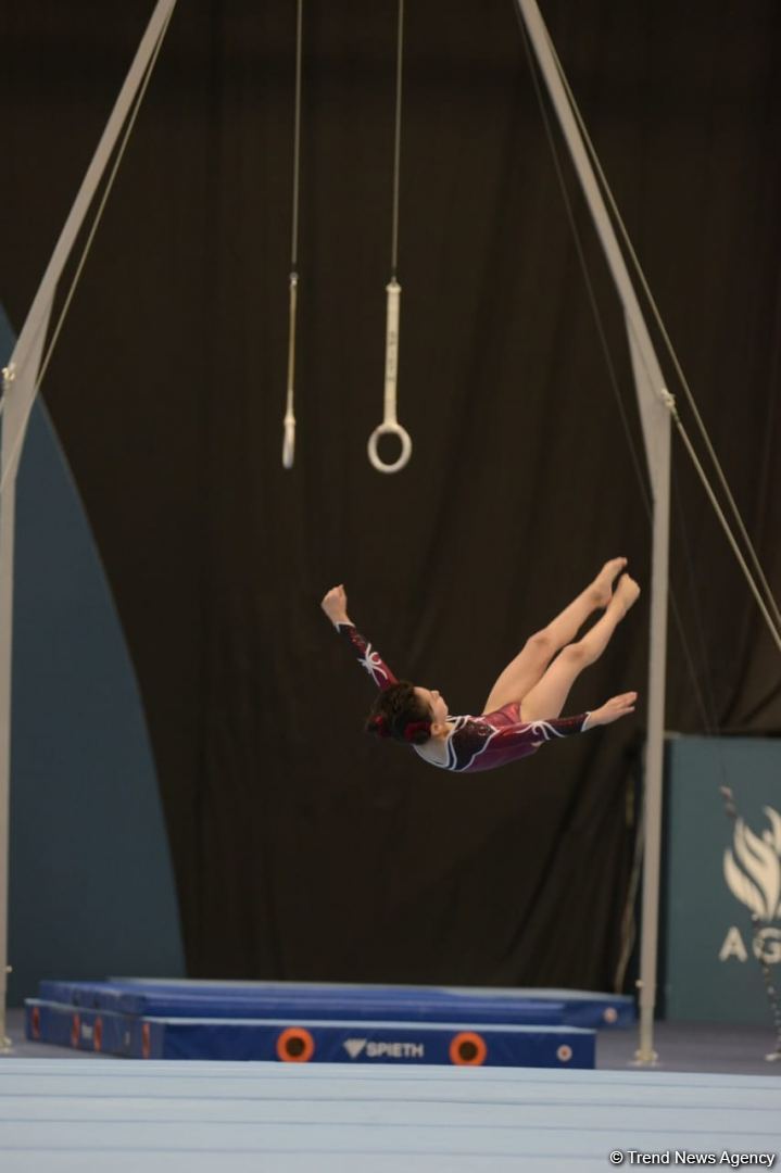 İdman gimnastikası üzrə Azərbaycan Birinciliyi və Bakı Çempionatında final gününə start verilib (FOTO)