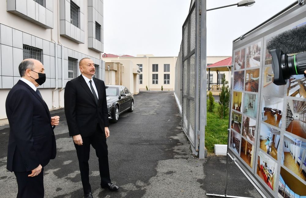Prezident İlham Əliyev Bakıda yeni inşa edilmiş müasir penitensiar müəssisələrdə yaradılan şəraitlə tanış olub (FOTO/VİDEO)