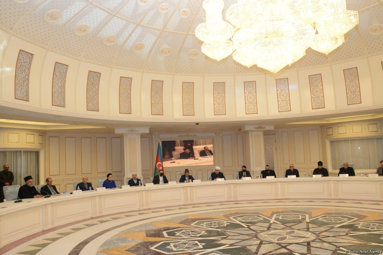 Azərbaycandakı dini konfessiya rəhbərləri Ukraynadakı hadisələrlə bağlı çağırış ediblər (FOTO)