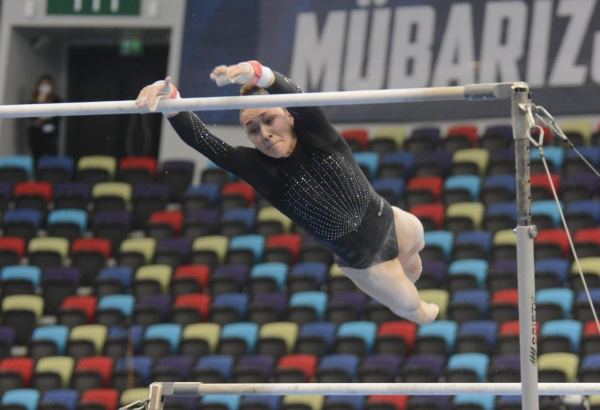 Bakıda İdman Gimnastikası üzrə Dünya Kubokunun birinci günü start götürüb (FOTO)