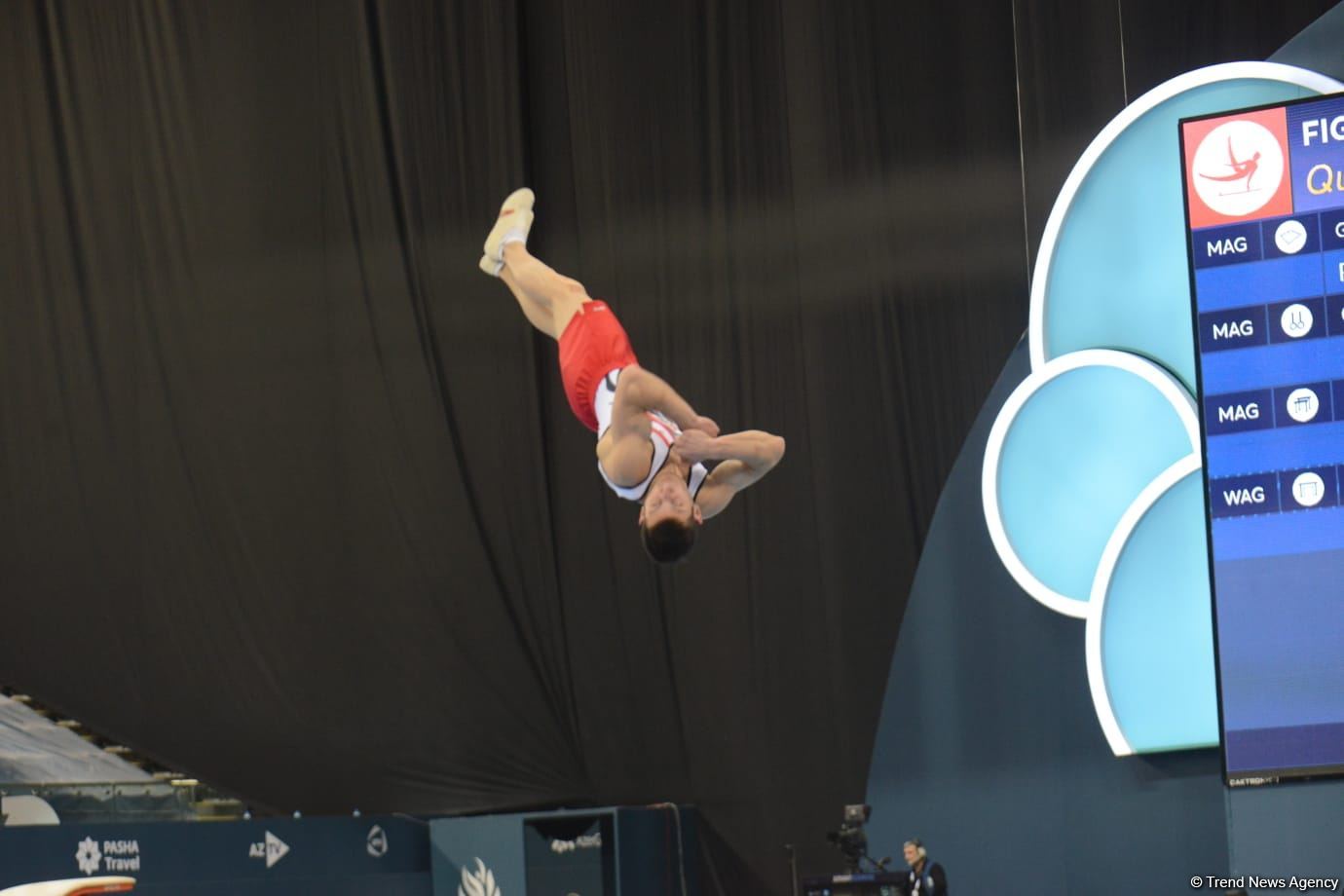 Bakıda İdman Gimnastikası üzrə Dünya Kubokunda yarışlar davam edir (FOTO)
