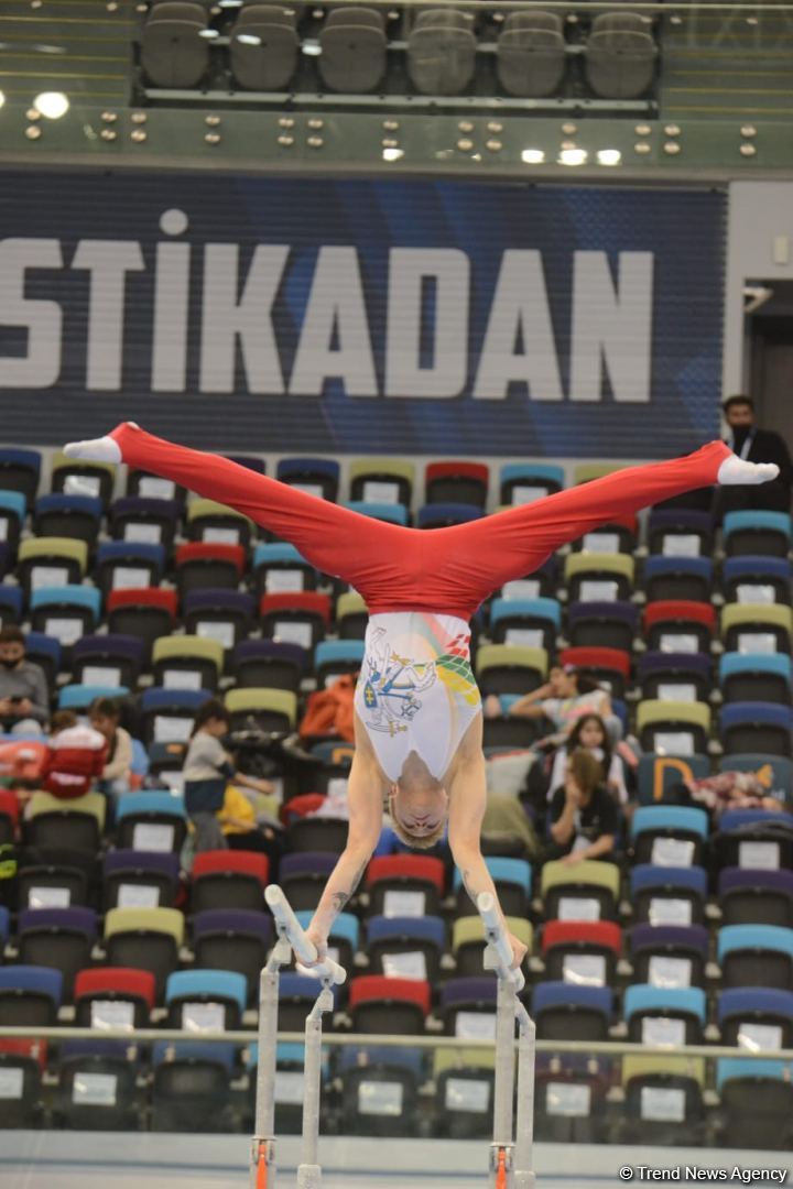 Bakıda İdman Gimnastikası üzrə Dünya Kubokunda yarışlar davam edir (FOTO)