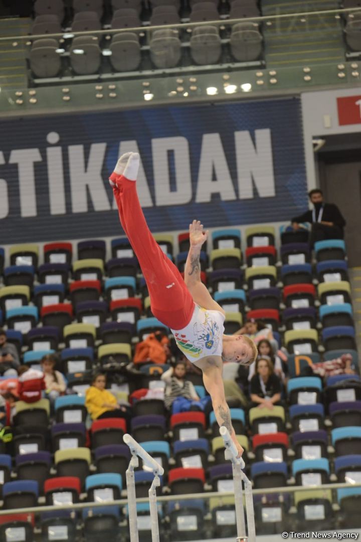 Bakıda İdman Gimnastikası üzrə Dünya Kubokunda yarışlar davam edir (FOTO)