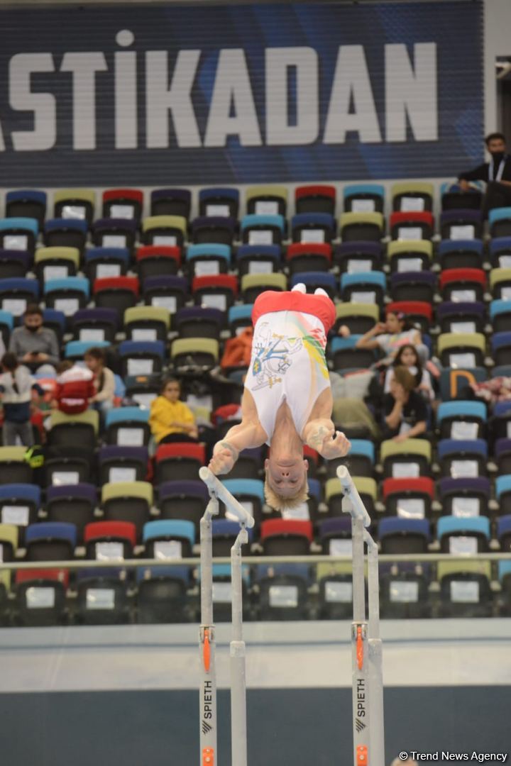 Bakıda İdman Gimnastikası üzrə Dünya Kubokunda yarışlar davam edir (FOTO)