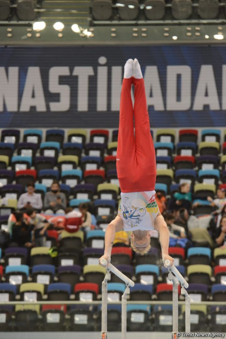 Bakıda İdman Gimnastikası üzrə Dünya Kubokunda yarışlar davam edir (FOTO)