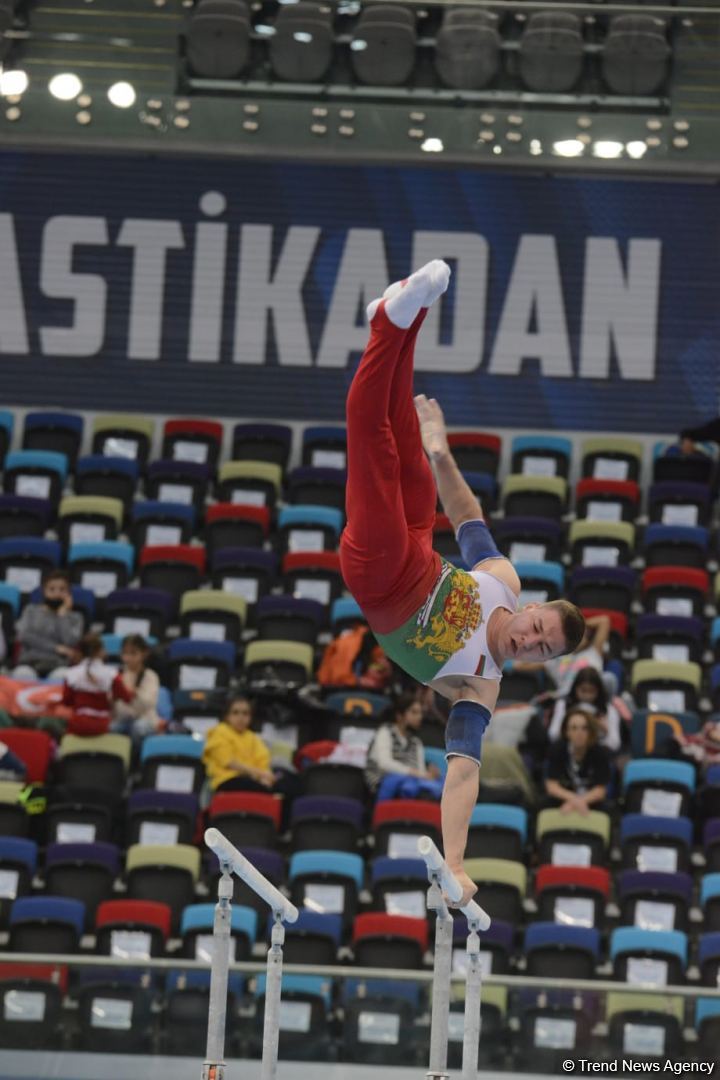 Bakıda İdman Gimnastikası üzrə Dünya Kubokunda yarışlar davam edir (FOTO)
