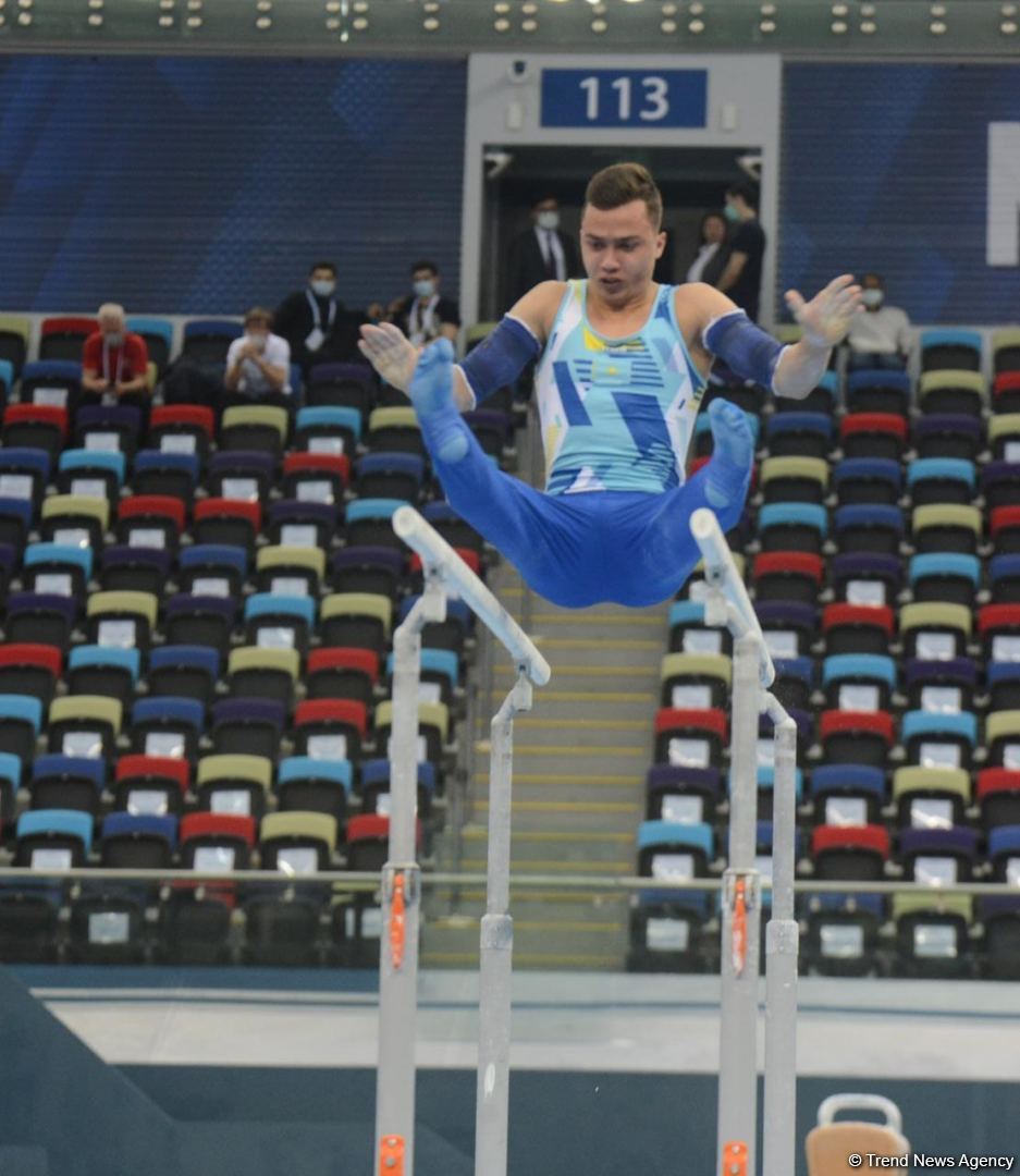 Bakıda İdman Gimnastikası üzrə Dünya Kubokunda yarışlar davam edir (FOTO)