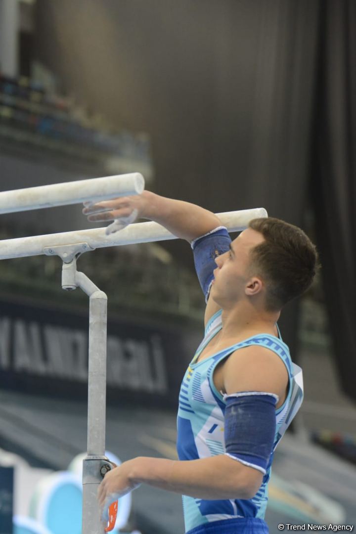 Bakıda İdman Gimnastikası üzrə Dünya Kubokunda yarışlar davam edir (FOTO)